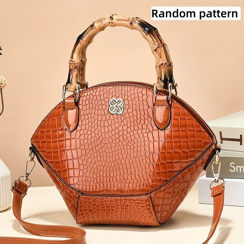 New Women's Handbag Fashionable and Personalized Women's Shoulder Bag PU Casual Women's Bag High Quality and Large Capacity