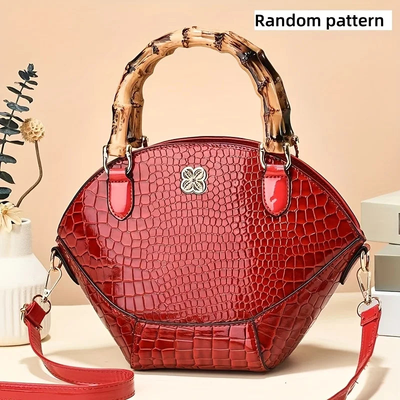 New Women's Handbag Fashionable and Personalized Women's Shoulder Bag PU Casual Women's Bag High Quality and Large Capacity